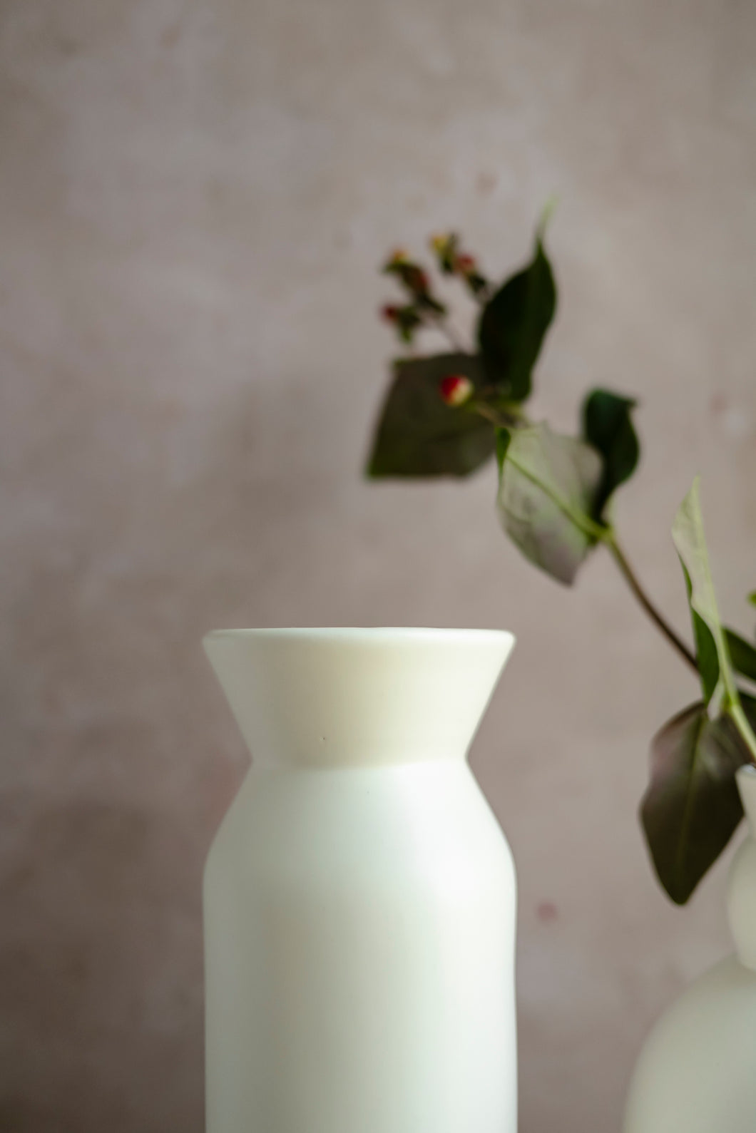 Designer Ceramic Bottle Vase by Palmate