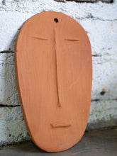 Load image into Gallery viewer, &quot;La Cara&quot; Red clay decorative plaque by Sirocco
